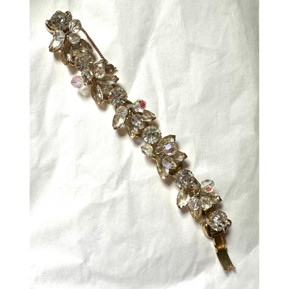 Juliana Crystal Dangle Rhinestone Bracelet - Picture 2 of 7